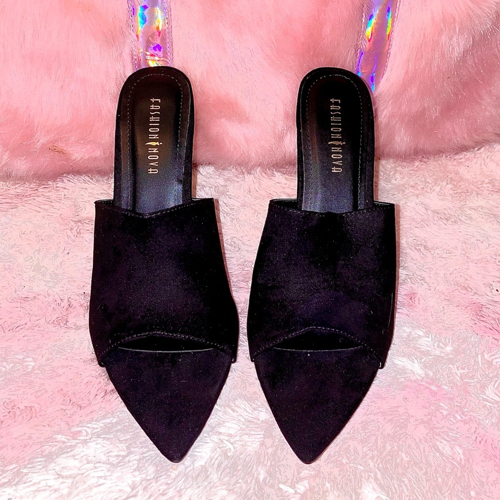 Black heels